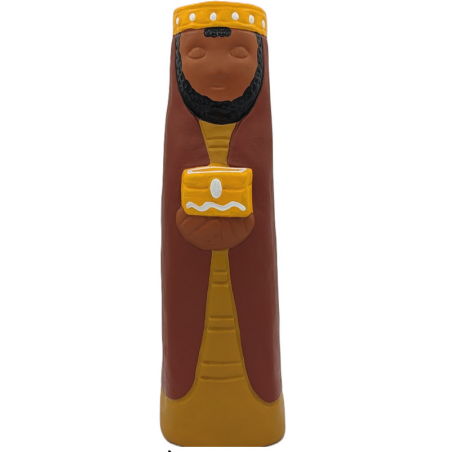 CRECHE B3 - Roi Mage Coffret Or - Santon en terre cuite (32cm)