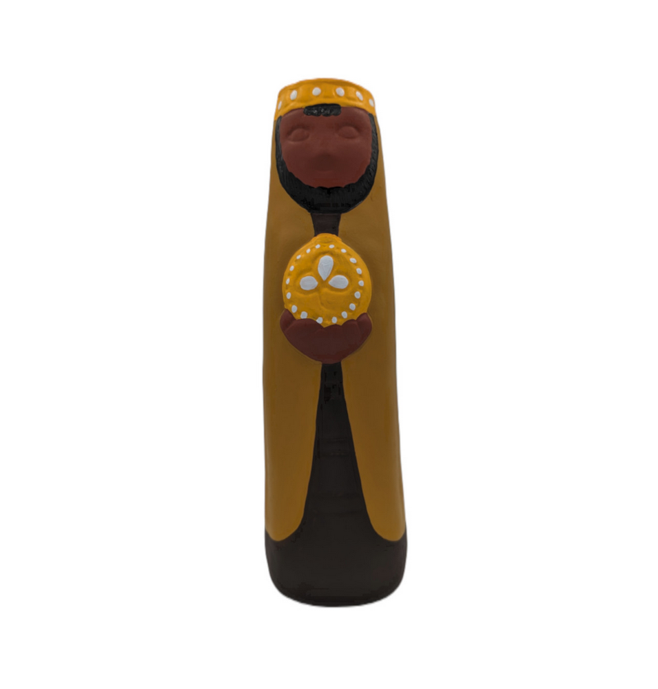 CRECHE B3 - Roi Mage Myrrhe - Santon en terre cuite (32cm)