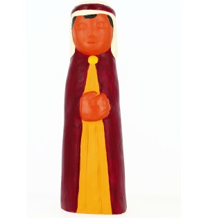 CRECHE B3 - Le Chamelier - Santon en terre cuite (32cm)
