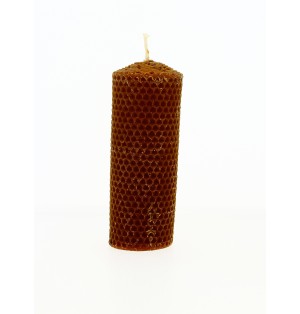 Bougie Roulée en Cire 13 cm
