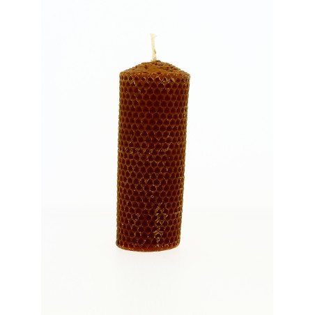Bougie Roulée en Cire 13 cm