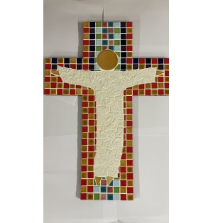 Croix Mosaïque - Grande Taille 40 x 56cm