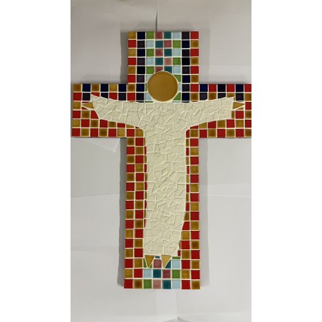 Croix Mosaïque - Grande Taille 40 x 56cm