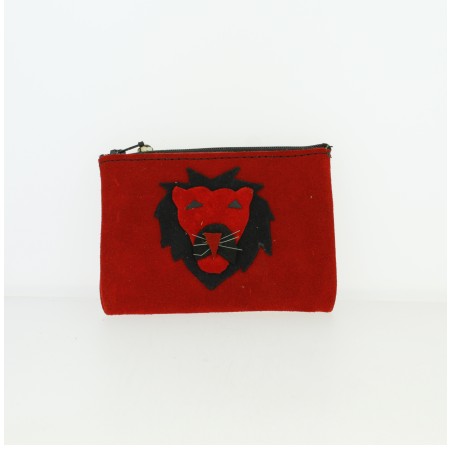 Pochette  Kenya en peau - Félin