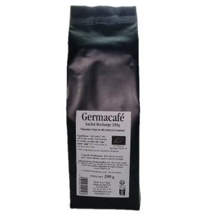 café arabica instantané Germacafé BIO et équitable-Sachet Recharge 200g