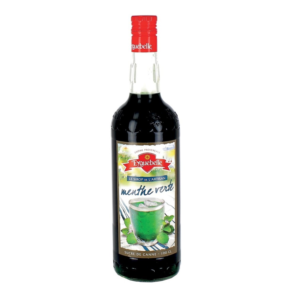 Sirop de Menthe verte - 1 L | EYGUEBELLE (lié à l'Abbaye d'Aiguebelle)