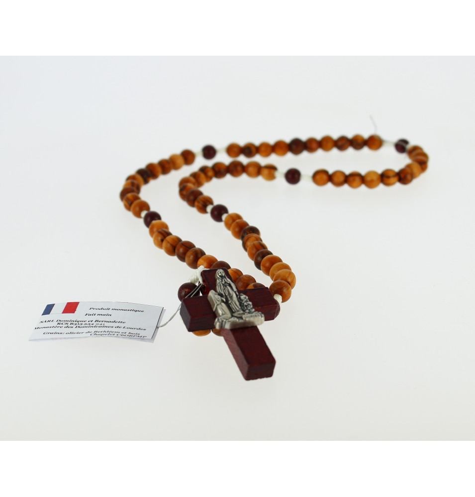 Chapelet en bois  - 6 dizaines