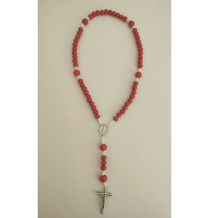 Chapelet en bois rouge (R)