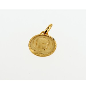 MEDAILLE VIERGE plaqué or