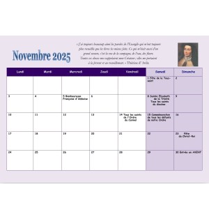 Calendrier 2025 (NE Cal 8)