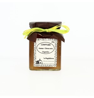 Confiture d'Ananas et de Citron vert au Gingembre - (LMACG)