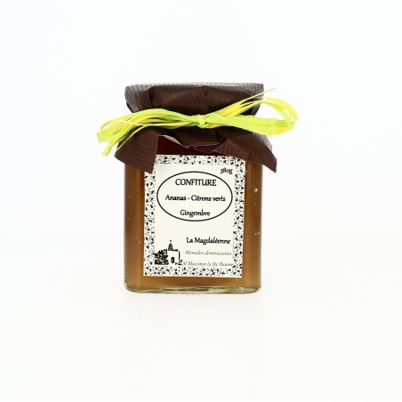 Confiture d'Ananas et de Citron vert au Gingembre - (LMACG)