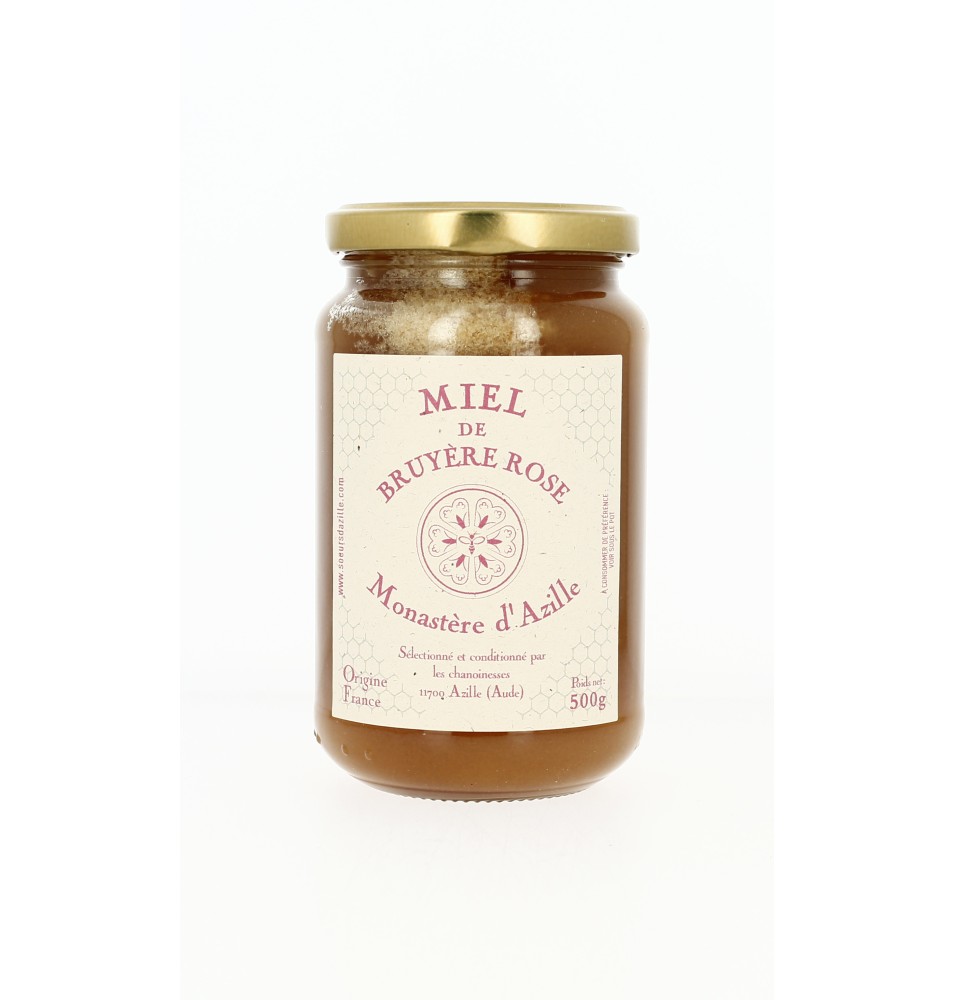 Miel de Bruyère Rose (cendrée) , 100% pur et naturel - (Az-MLbr)