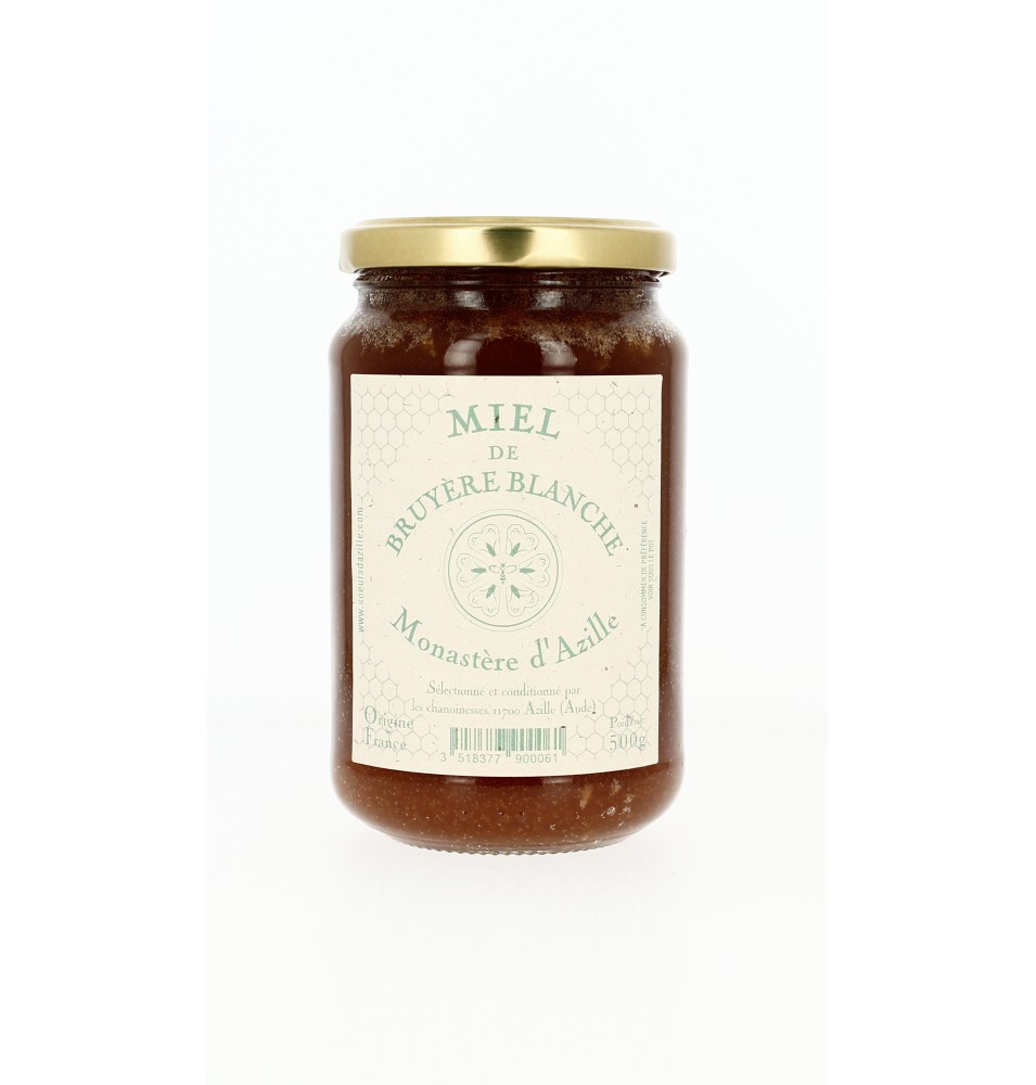 Miel de Bruyère blanche, 100% pur et naturel - (Az-MLbb)