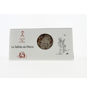 Tablette du pèlerin chocolat fin au Lait et Fruits secs - (CL-CHOC0012)