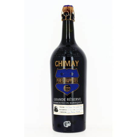 Bière Chimay Bleue Grande Réserve - 3 Fermentations dont Barriques Brandy - 75 cL ~