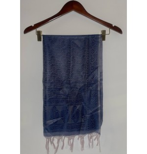 Châle Indien Bleu