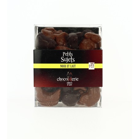 Petits sujets panachés au chocolat au Lait et Noir - 250 g