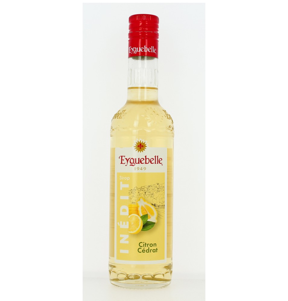 Sirop de Citron et Cédrat