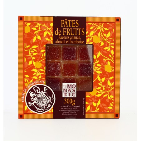 Pâtes de Fruits - Ananas, abricot et Framboise - 300 g