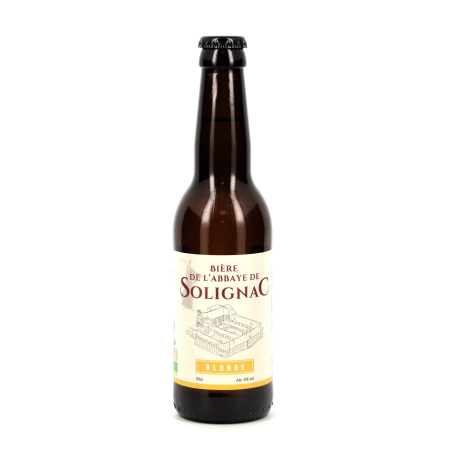 Bière Abbaye de Solignac Blonde Bio - 33 cL (SO-33BL)