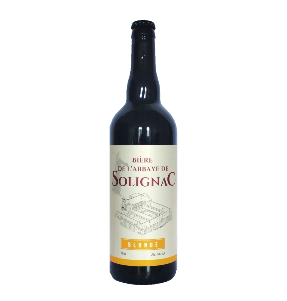 Bière Abbaye de Solignac Blonde Bio - 75 cL (SO-75BL)