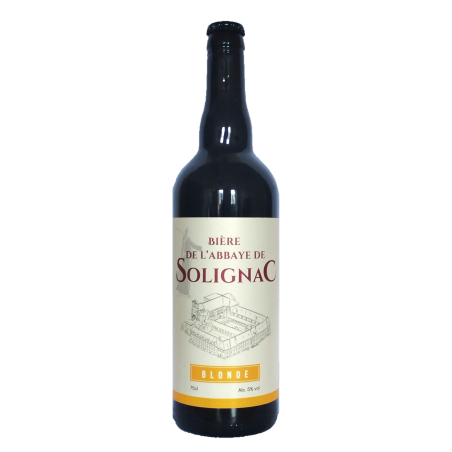 Bière Abbaye de Solignac Blonde Bio - 75 cL (SO-75BL)