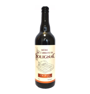 Bière Abbaye de Solignac Triple au Miel Bio - 75 cL (SO-75TR)