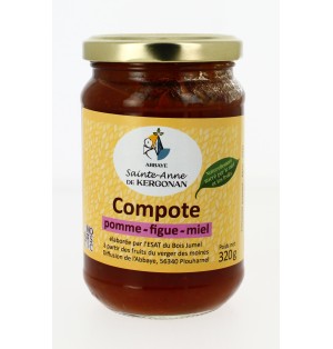 Compote de Pomme-Figue-Miel - 320 g (KSA-131013)