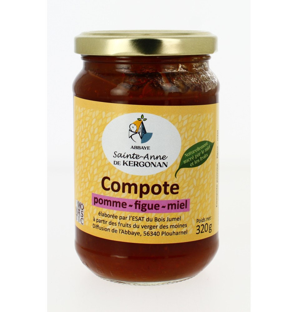 Compote de Pomme-Figue-Miel - 320 g (KSA-131013)