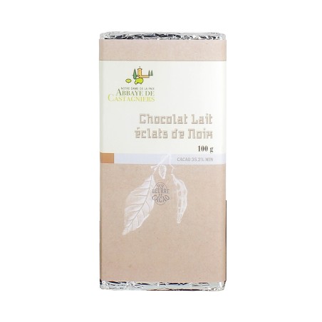 Tablette de chocolat au Lait et éclats de noix