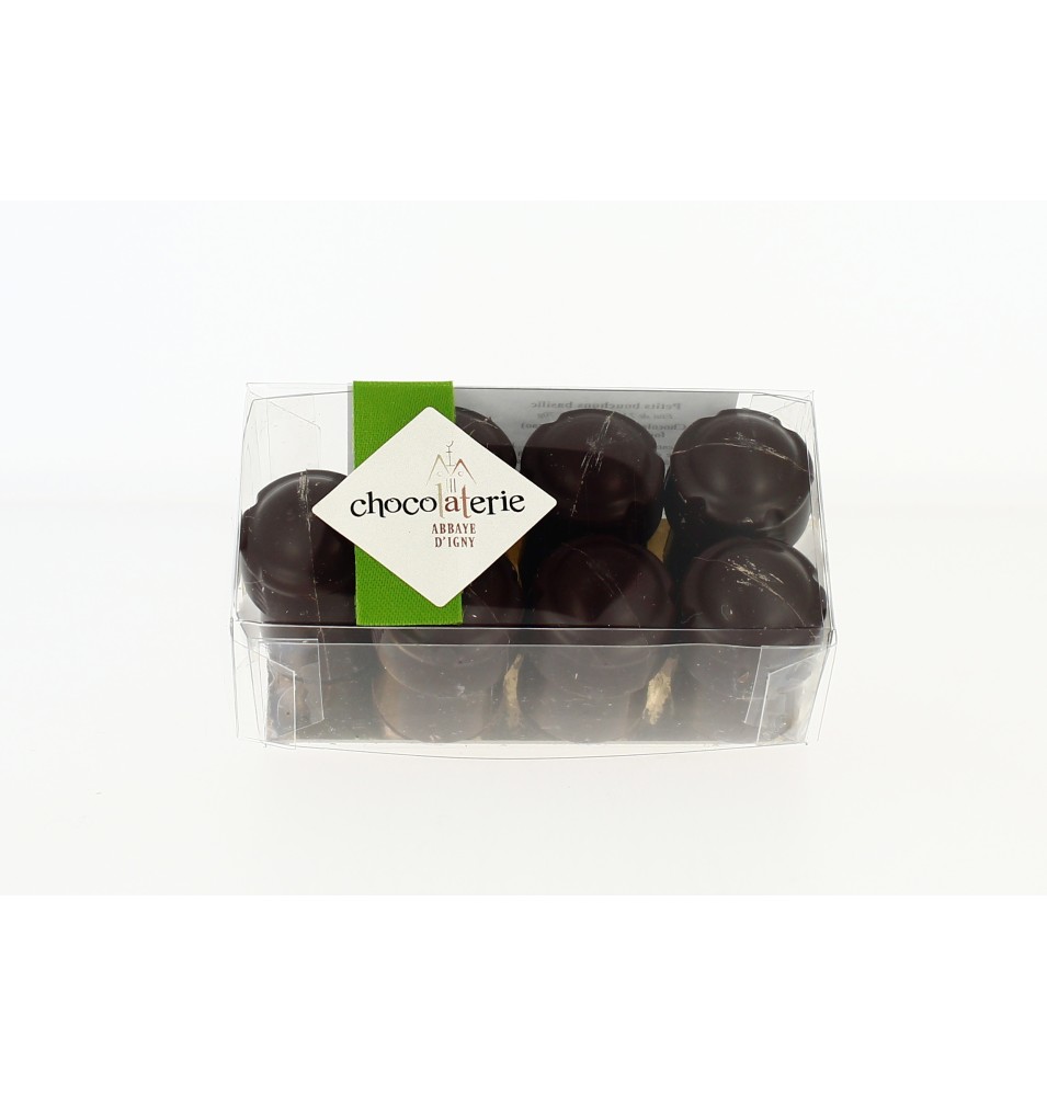 Petits bouchons ganache basilic x 7