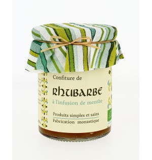 Confiture Rhubarbe à l'infusion de menthe