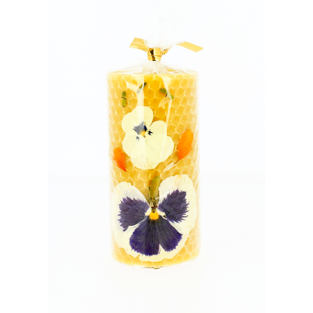 Bougie N°2 Ronde Décorée