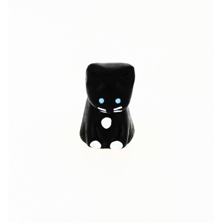   CRECHE B2 N°71 - Le Chat noir- Santons en céramique (6cm)